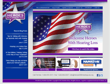 Tablet Screenshot of heroeswithhearingloss.org